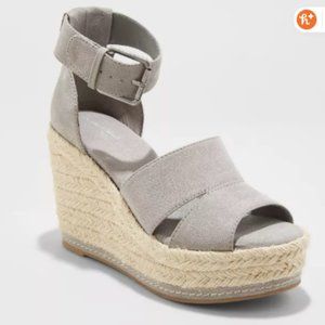 Target Universal Thread Espadrille Sandal Gray